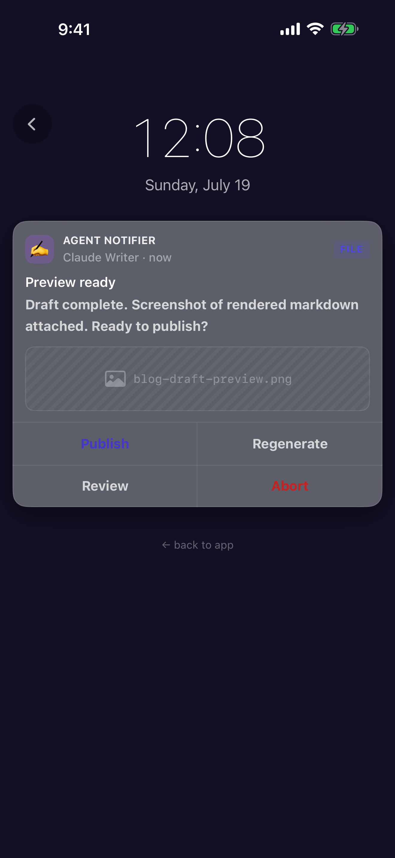 Agent Notifier screenshot 4