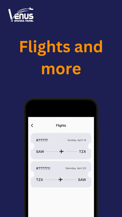 Venus Travel - Clients Screenshot