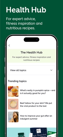 H&B - Health, Food, Fitness iPhone screenshot 4