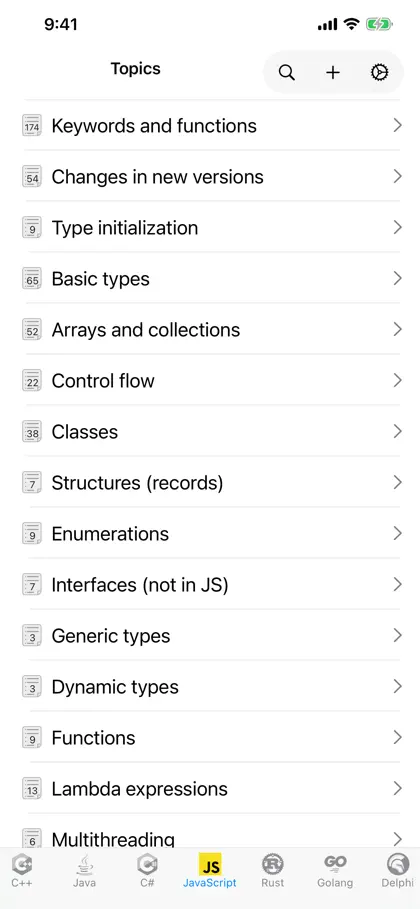 Screenshot 4 di 6 di Code Recipes Pro