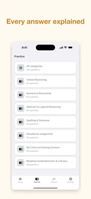 NZ Police Recruitment Test screenshot 2