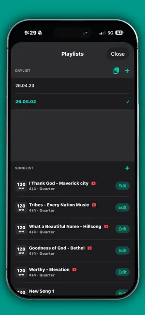 Click Me - metronome screenshot 3