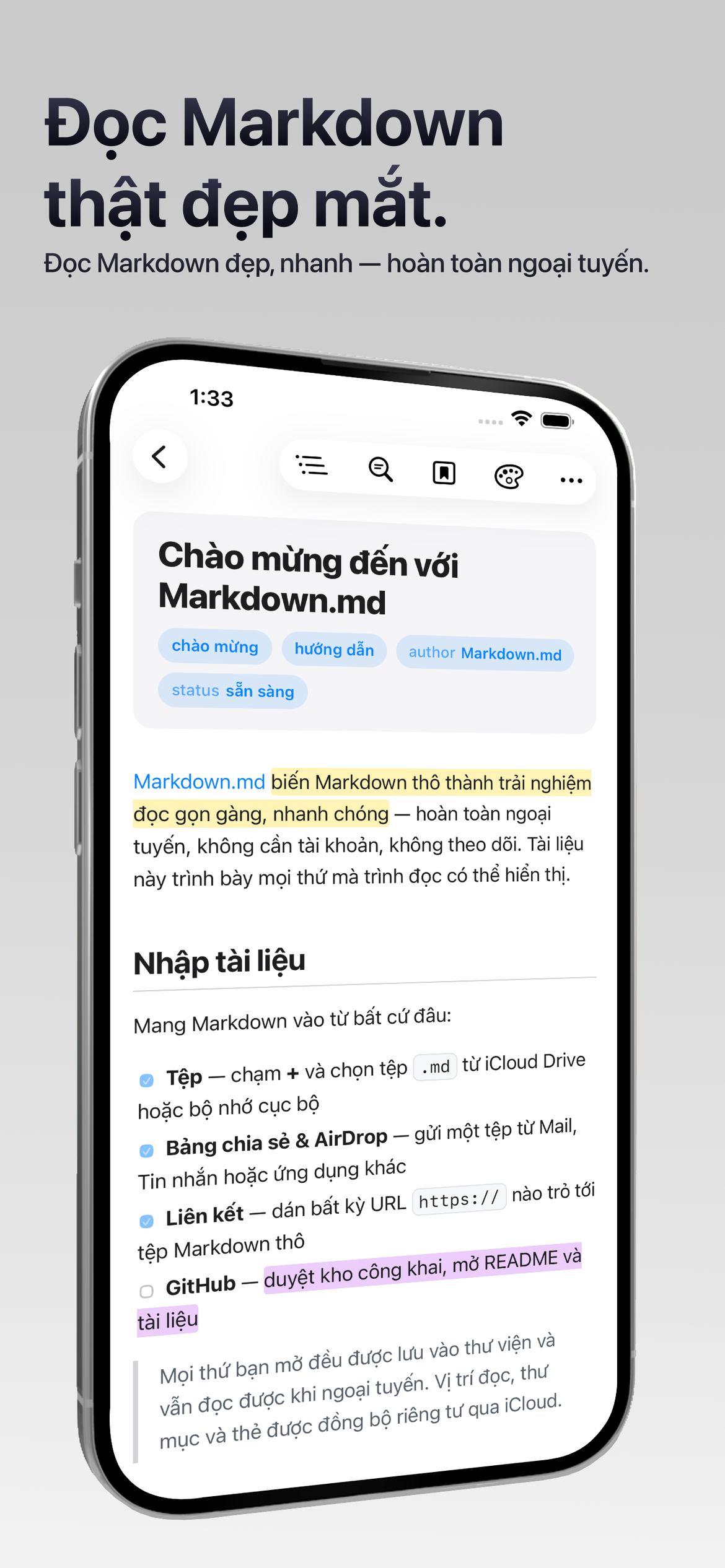 Markdown.md - Đọc & Sửa — Doc Markdown, tuyet dep