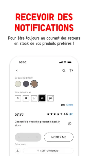 Capture d'écran de UNIQLO - LifeWear sur iPhone 5