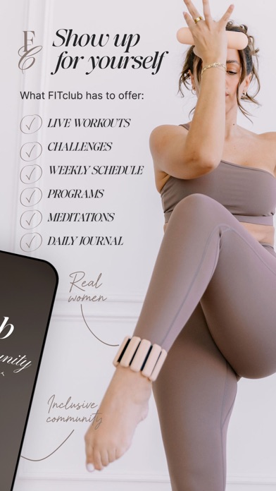 The FITclub by Yami Mufdi iPhone screenshot 2 - Health & Fitness app