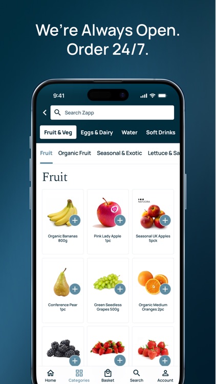 Zapp – 24/7 Drinks & Groceries