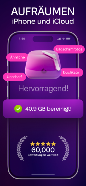 ‎CleanMy®Phone: Reinigungs-App Screenshot