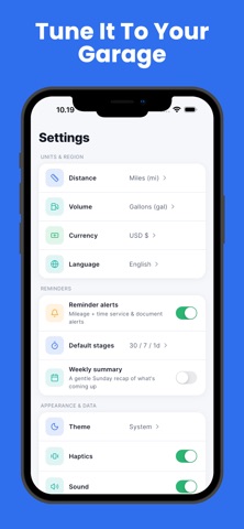Garagely: Car Maintenance Log screenshot