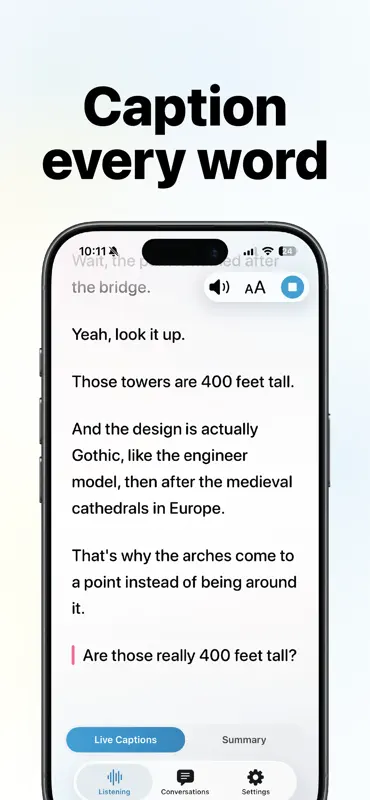 Hearing Buddy - Speech To Text screenshot 2 of 9