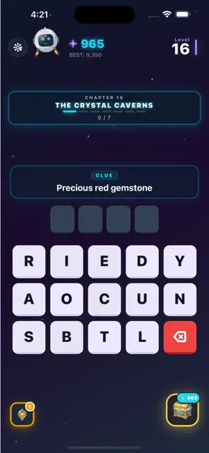 CosmoBot: Word Puzzle Game screenshot 4