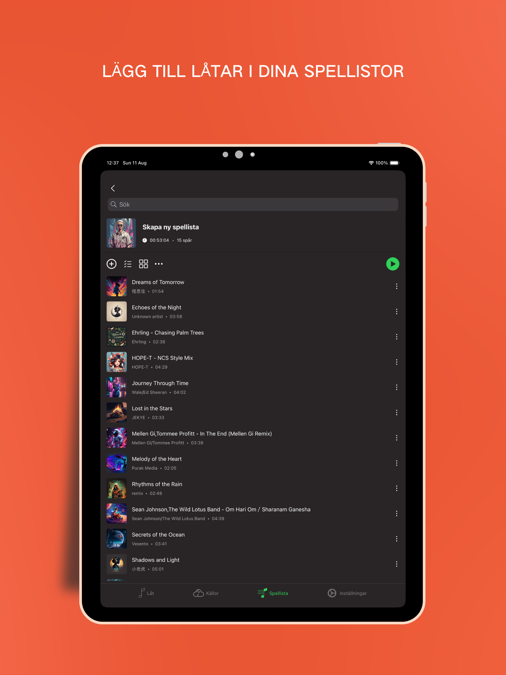 Molnmusik offline