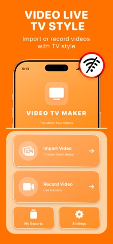 Ome Video - TV Live Styles App Store preview screenshot 1
