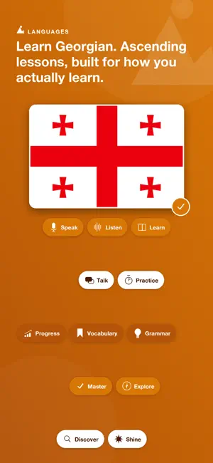 Learn Georgian - LingoRise screenshot 1