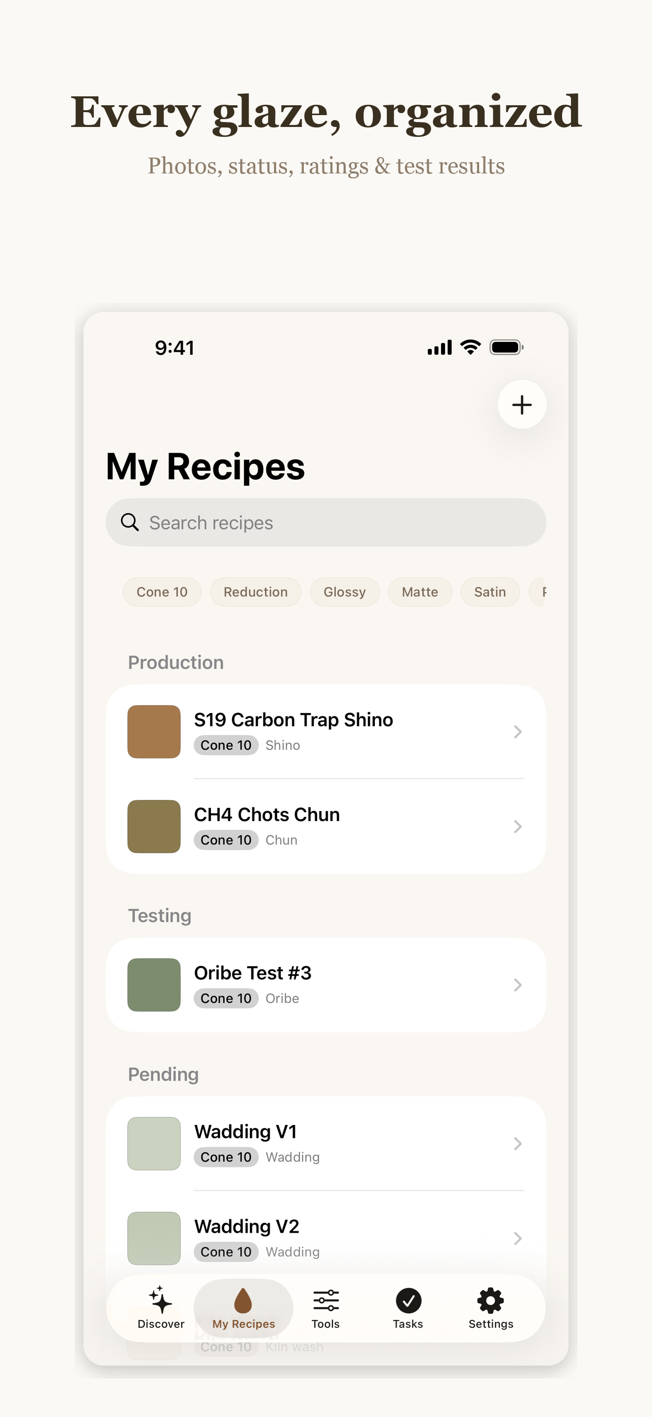 Glaze Lab: Pottery & Kiln