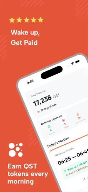 QuestMint - Wake Up & Earn screenshot 1