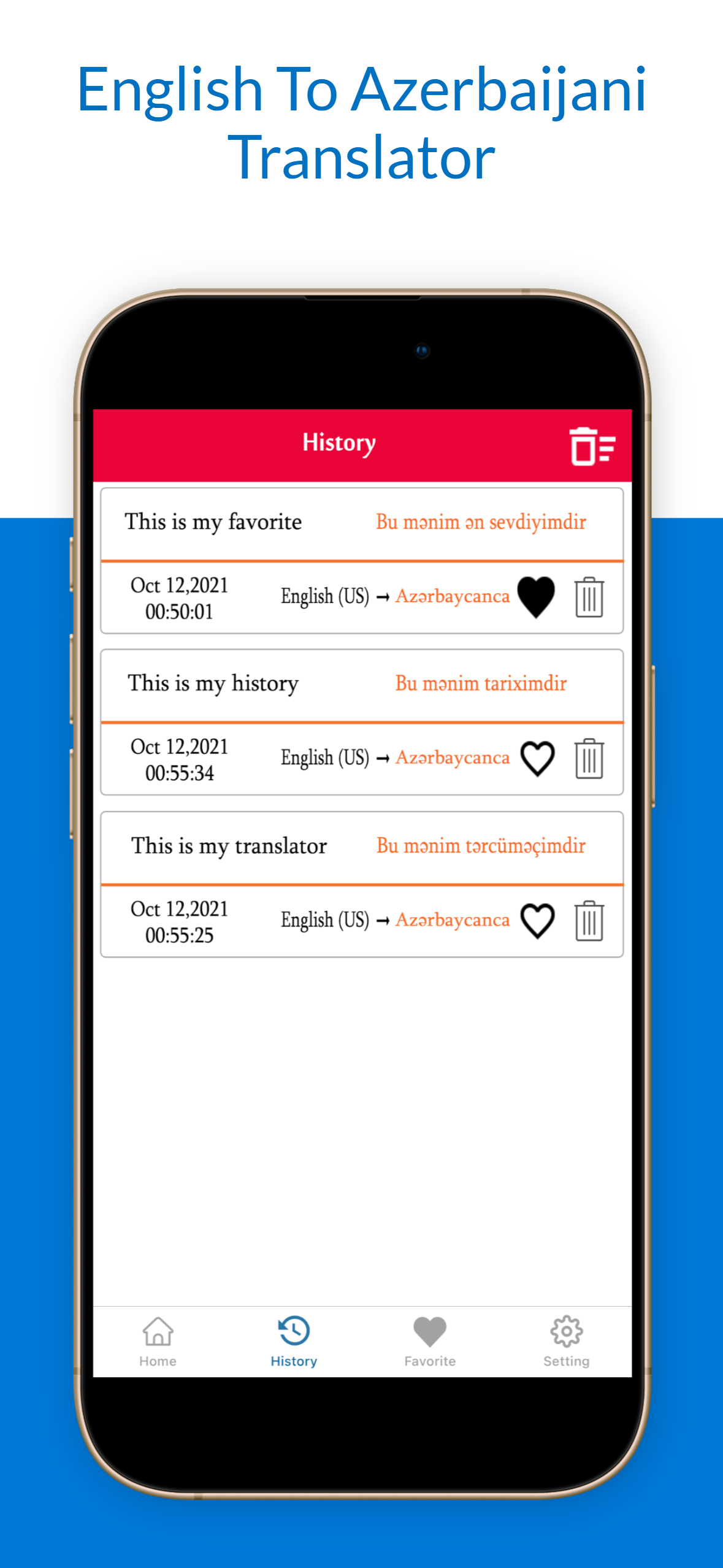 English To Azerbaijani Trans screenshot 5