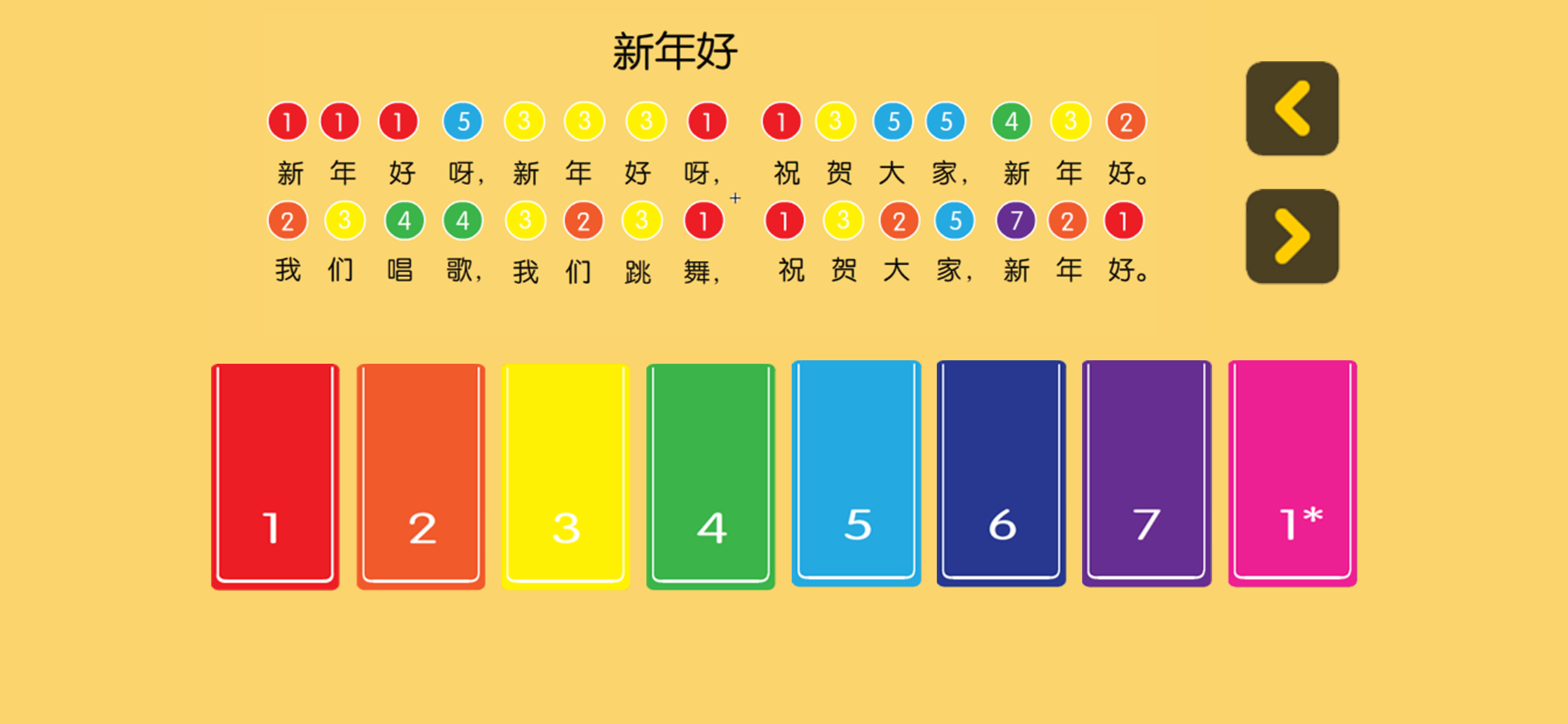 弹钢琴简谱