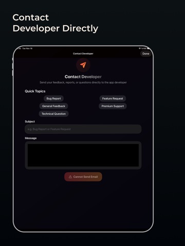 Dark PDF: Night Mode Reader iPad screenshot