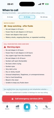 BabyHydrate - Wet Diaper Watch screenshot