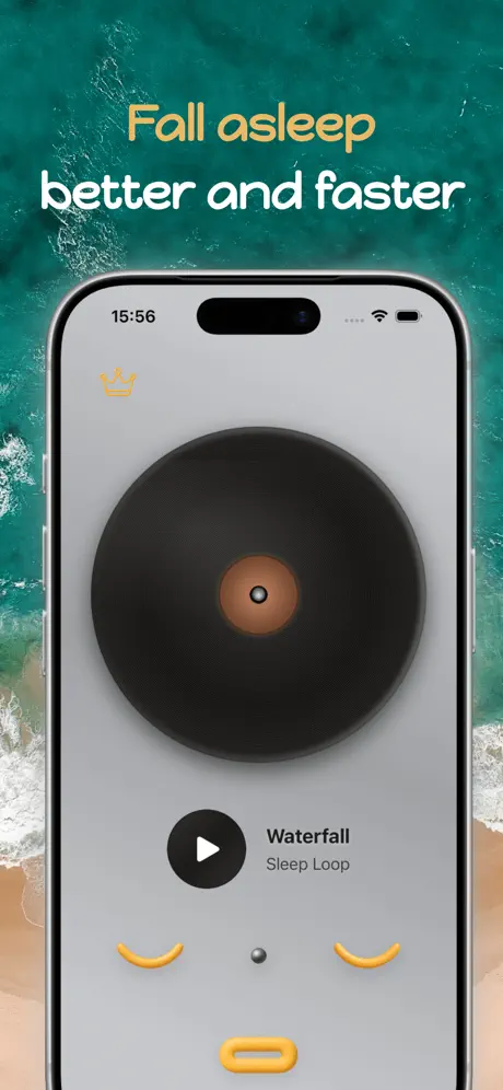 SleepLoop: Brown Noise Rain 黑胶白噪音 应用截图