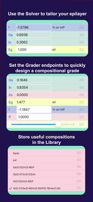 III-V Calc Screenshot 3 of 7