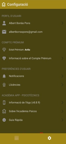 Acadèmia Psicotècnics screenshot