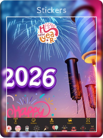 New Year 2026 Wallpapers iPad screenshot