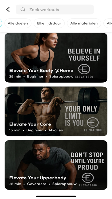 Elevate360 App app screenshot