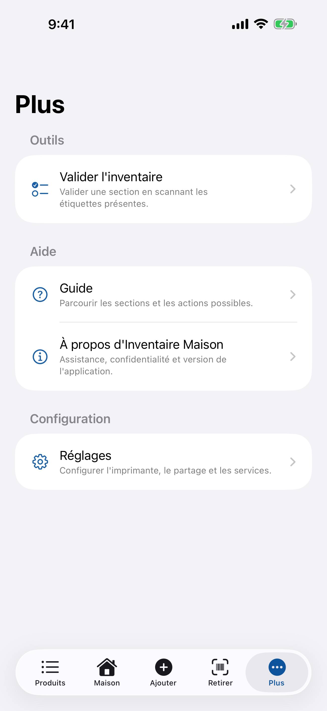 Inventaire Maison & Stocks screenshot 7