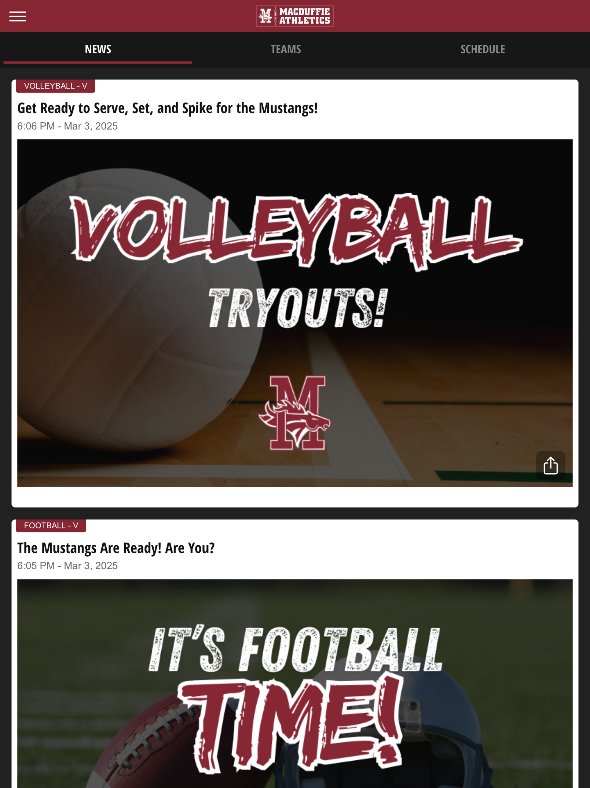 MacDuffie School Athletics screenshot 9