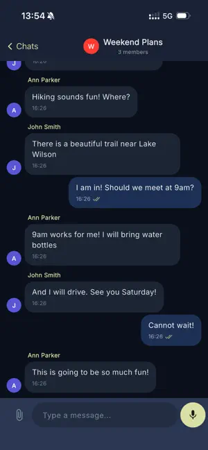 Toku — Private Messenger screenshot 2