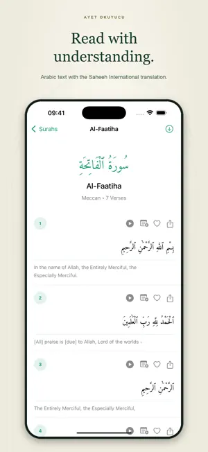 AyetOkuyucu: Quran in English screenshot 4