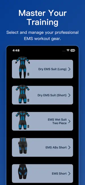 My BodyEMS screenshot 2