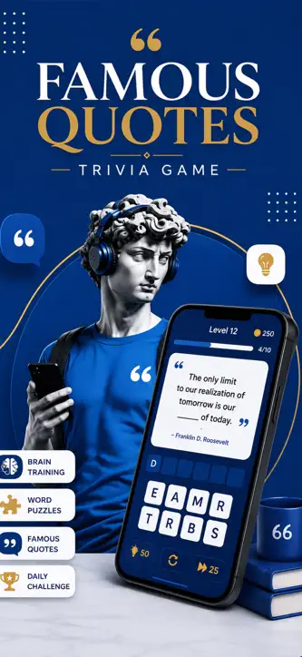 Famous Quotes - Trivia Game screenshot 1