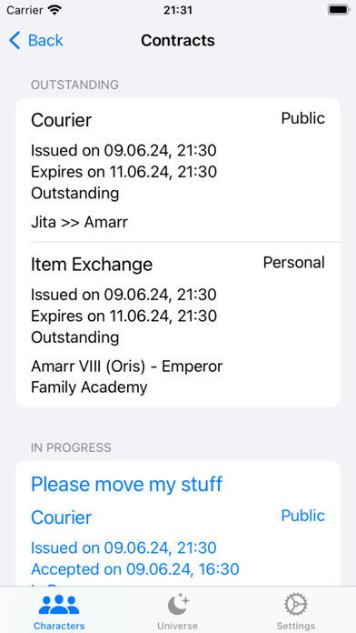 EVECompanion Screenshot