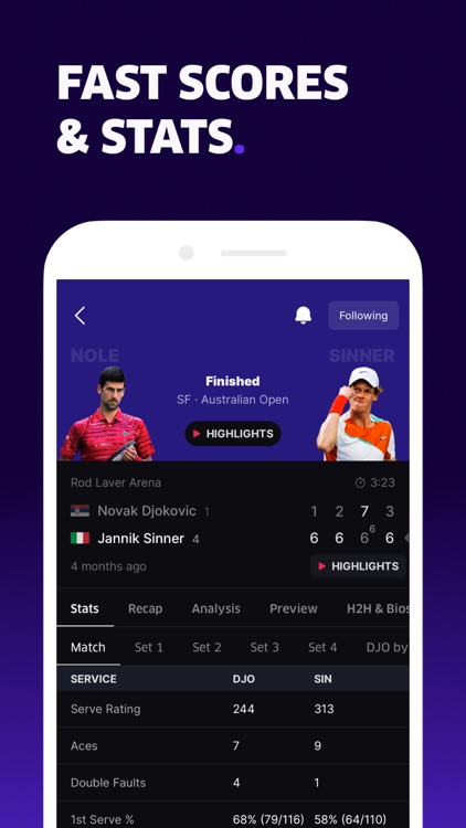 TNNS: Tennis Live Scores