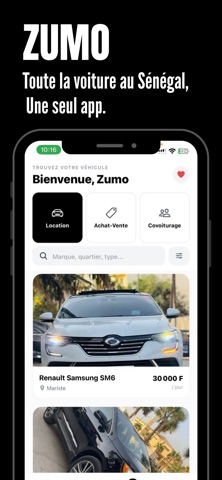 Zumo : Location & Vente Auto Screenshot 1 of 6