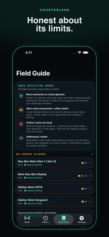 Counterlens: Camera Radar Screenshot 6 of 8