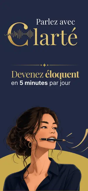 Clarté : Coach d'éloquence iPhone screenshot 1