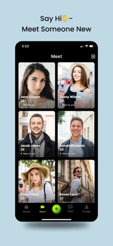Vidmeet – Reels & Meet Chat iPhone screenshot