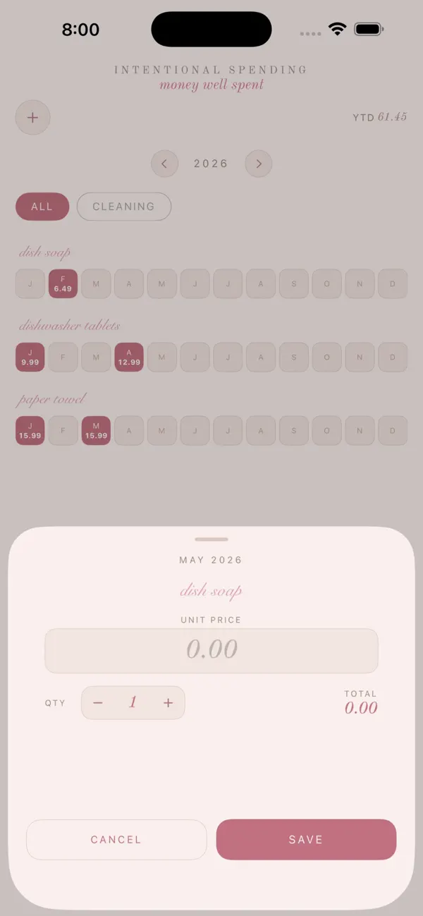 Screenshot #3 pour Intentional Spending