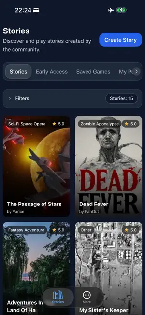 Storyfall screenshot 1