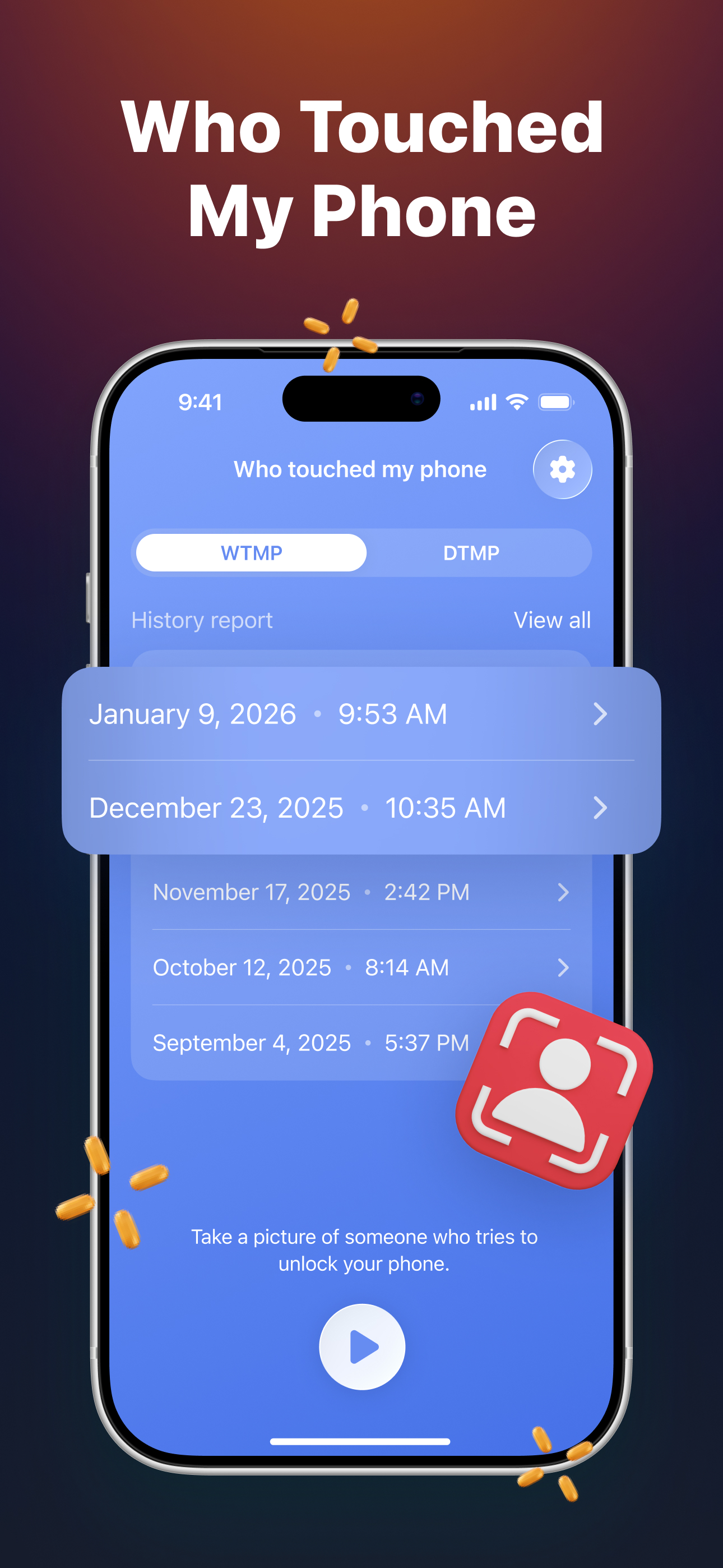 WTMP - Who Touched My Phone +