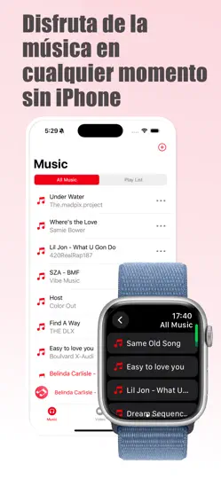 Captura de pantalla de WristPlayer - Música Y Vídeo en iPhone 2