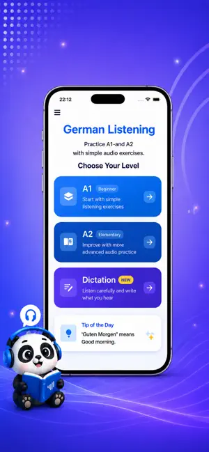 German Listening A1 A2 screenshot 1