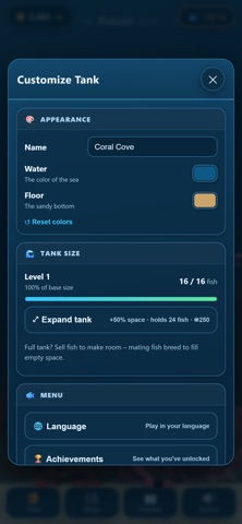 Fishsie: Cozy Aquarium screenshot 2