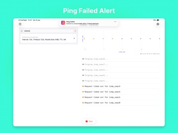 Pingman - A Ping Tool iPad screenshot