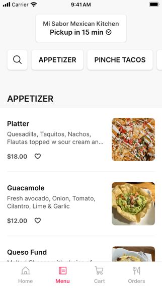 Mi Sabor To Go iPhone screenshot 2 - Food & Drink app