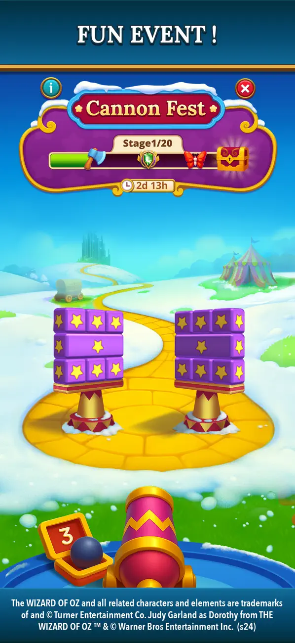 #5. The Wizard of Oz Magic Match 3 (iOS) De: Zynga Inc.