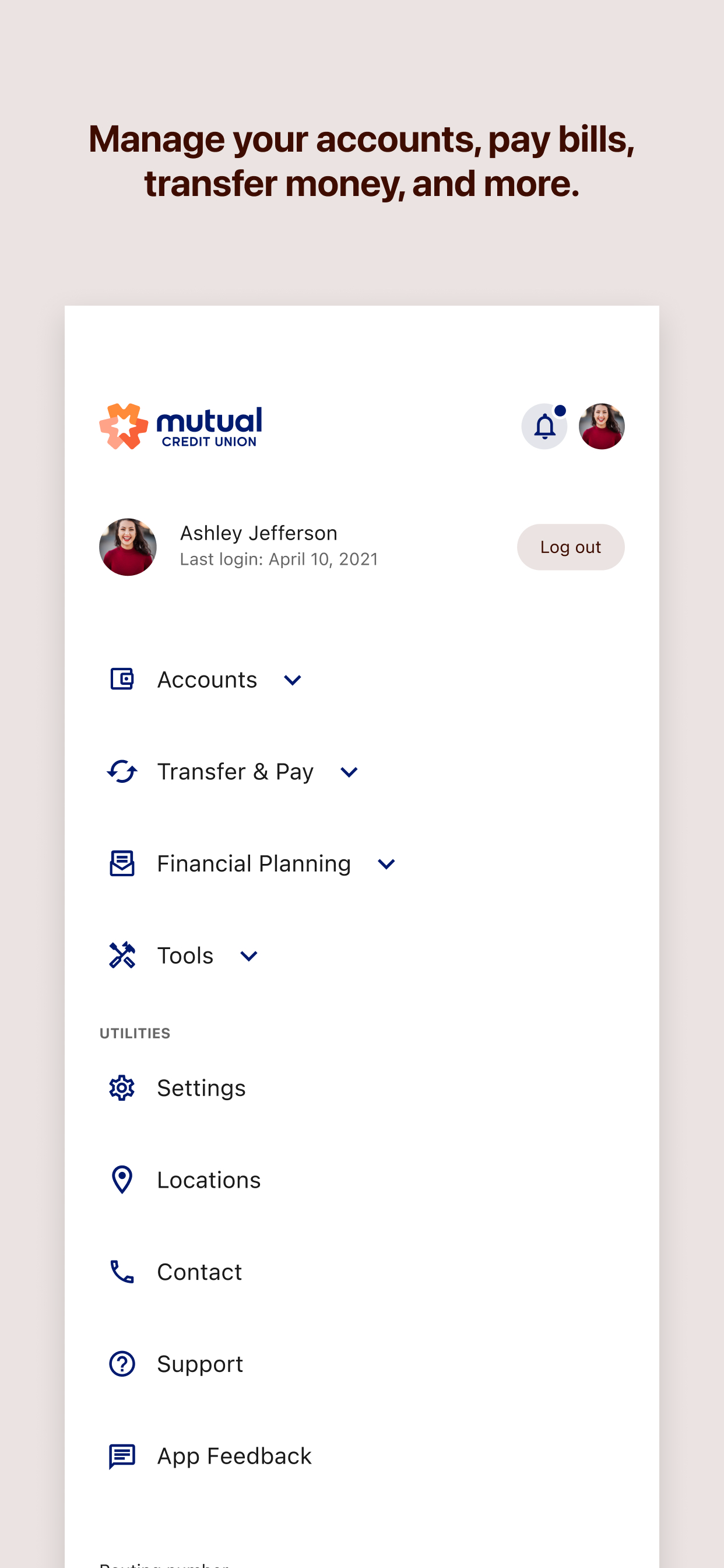 Mutual FCU Mobile Banking screenshot 4